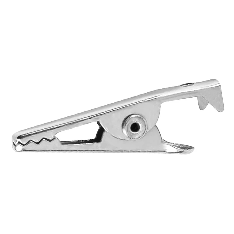 Alligator Clips Electric Test Clamp Test Clip Test Leads Alligator Clip Adapter Electrical Clamp 100PCS 1.06IN / 27mm Mini Metal Alligator Clips, Crocodile Clamps Silver Tone Nickel Plated Test Line Spring Clamps.