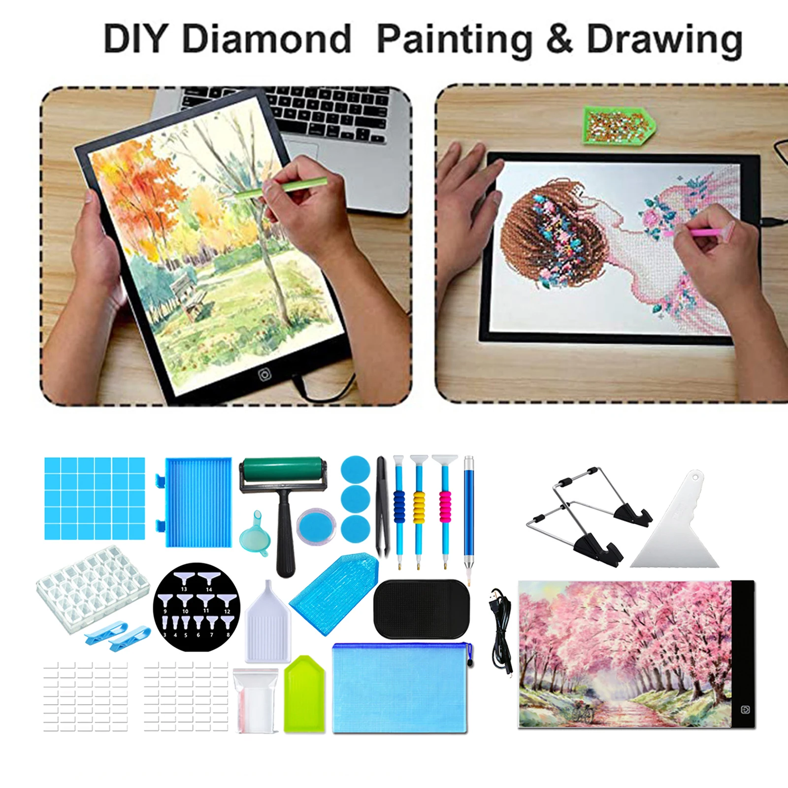 28 Slots 5d Diamond Painting DIY Craft Storage Containers Case Bottles