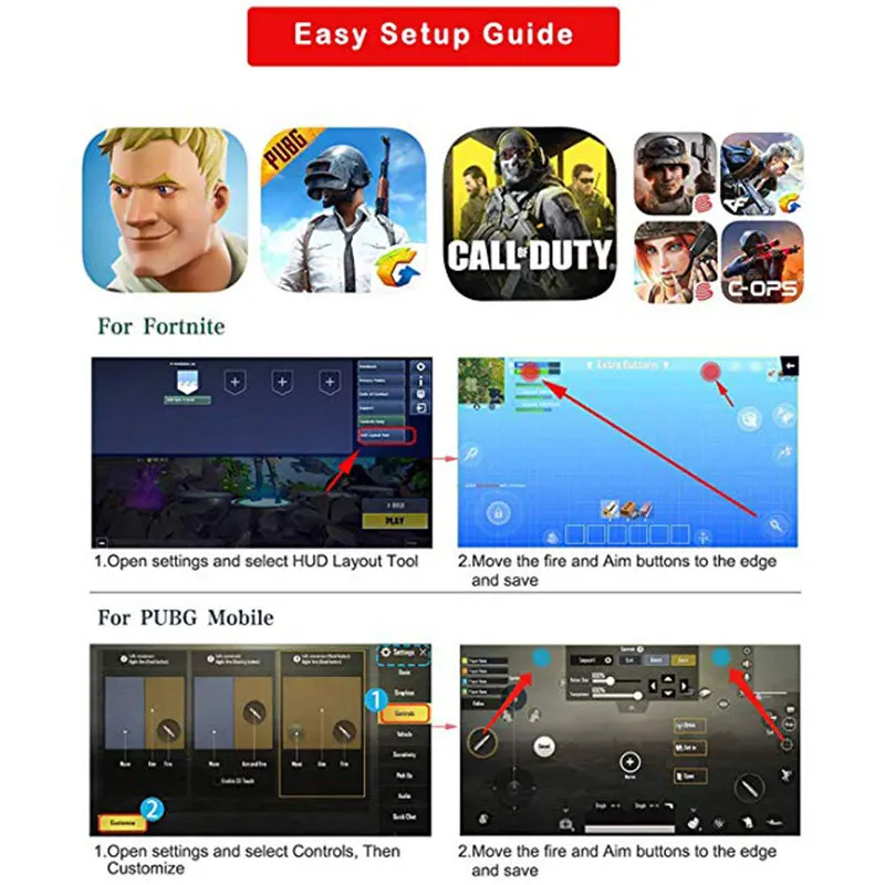 PUBG мобильный контроллер емкость Mapping L1R1 Aim Shoot Trigger геймпад игровой джойстик пульт дистанционного управления для телефона Android IOS