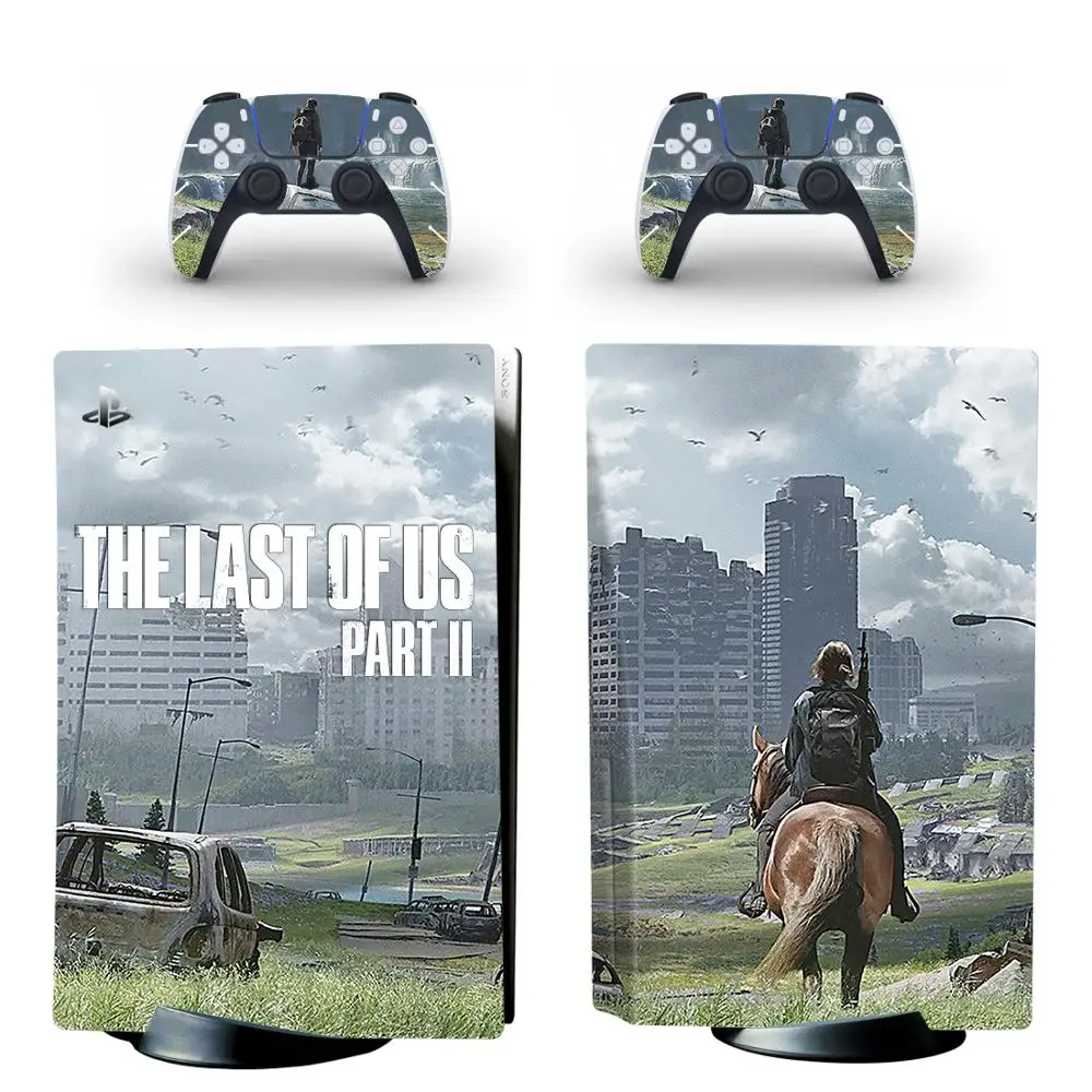 The last of Us PS5 Standard Disc Skin Sticker Decal Cover for PlayStation 5 Console and Controllers PS5 Skin Sticker Vinyl 