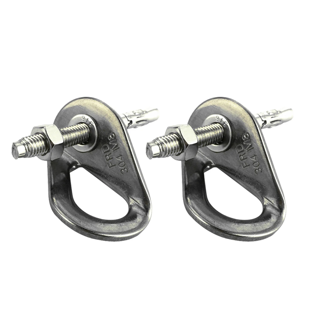 

4Pcs 35KN Outdoor Rock Climbing Anchor Set Bolt Hanger Expansion Screw Piton Rescue Anchor Anchoring Gear Climbing Accessories