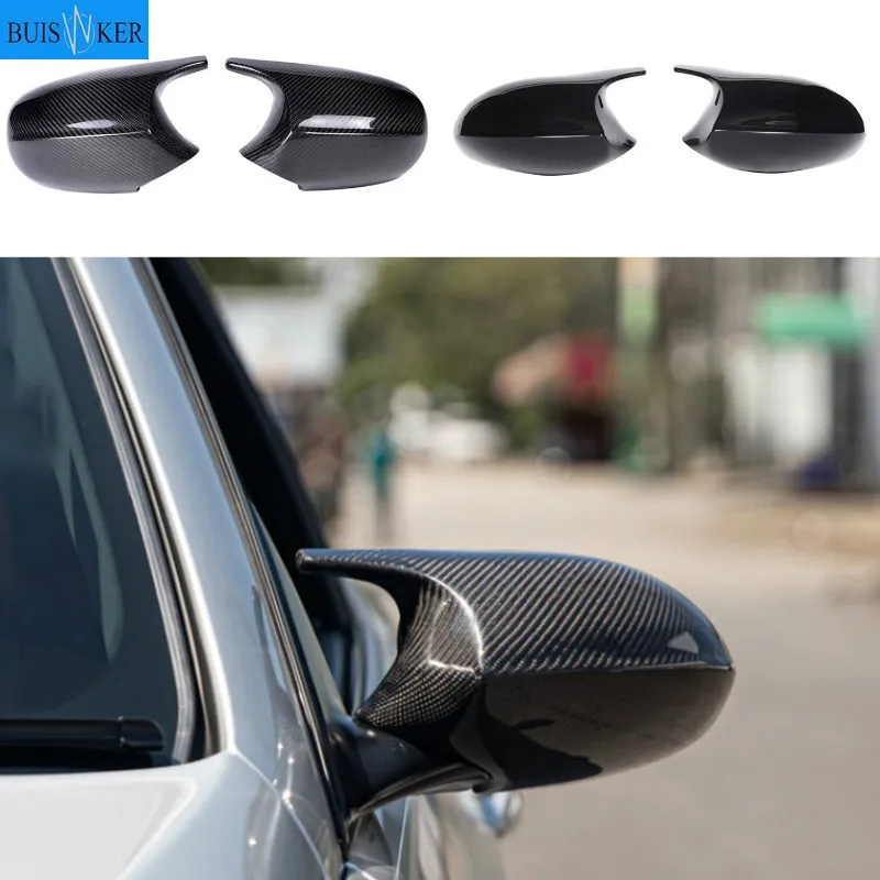 2xmirror Cover E90 Car Side Door Rearview Side Mirror Cover Cap For Bmw