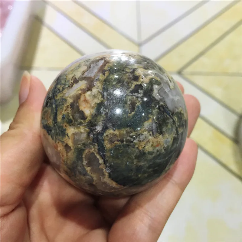 Натуральный камень Питера (Pietersite) кристалл кварца минерал сфера шар Чара