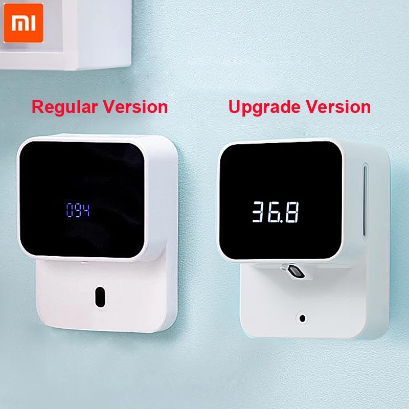Настенный автоматический дозатор мыла Xiaomi Xiaozhi с ЖК-дисплеем и функцией