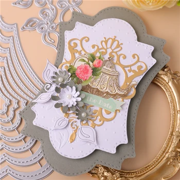 

DiyArts Hollow Frame Background Dies Multi-model DIY Scrapbook Card Album Embossing Die Cutting New Process Metal Cutting Dies