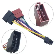 Wire Harness Adaptor for Kenwood for JVC PI100 Car Stereo Radio ISO Standard Connector 16Pin Plug Cable Car Wire Adapter