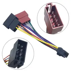 Adaptateur de faisceau de câbles pour voiture Kenwood, pour JVC PI100, Radio stéréo, connecteur Standard ISO, câble à 16 broches 