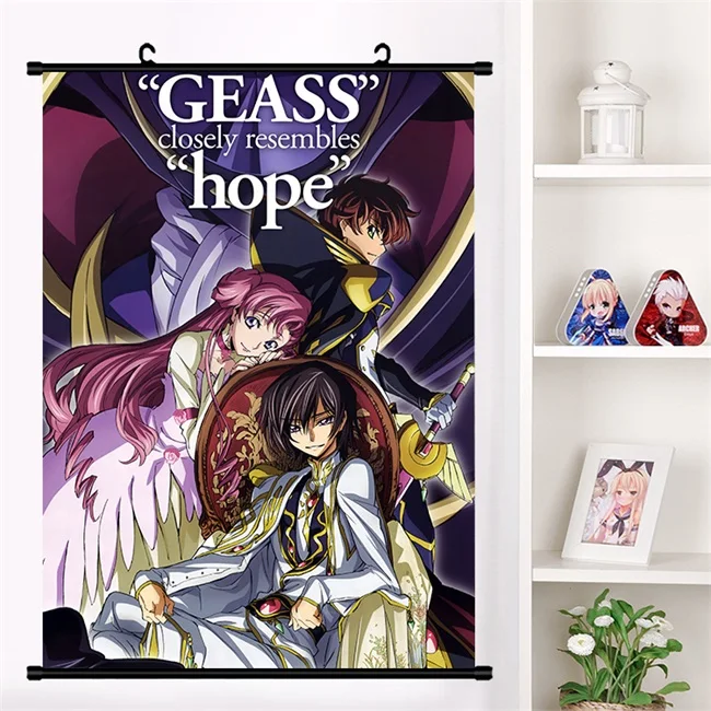 Аниме Code Geass Lelouch Lamperouge рыцарь семи c. Аниме настенные настенный плакат коллекция домашнего декора - Цвет: R