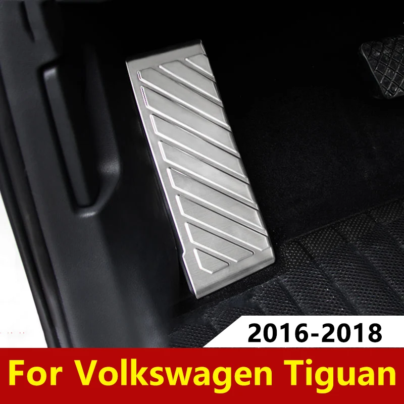 Для Volkswagen VW Tiguan 2 mk2 2016 2017 2018 2019 2020 автомобильные левые педали из нержавеющей стали