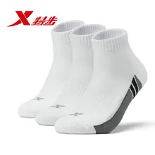 Xtep мужские хлопковые носки средней длины зимние толстые хлопковые дышащие теплые мужские спортивные носки 881139559071