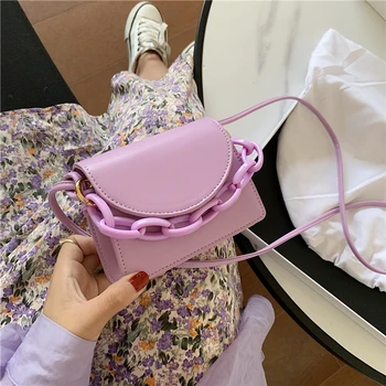 

Brand Acrylic chain Handbags Mini Crossbody Bags For Women Shoulder Messenger Bags Female Small Clutch Ladies Coin Purse Bolsa