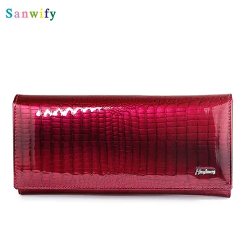 

Women Wallets Purses Luxury Alligator Long Genuine Leather Ladies Clutch New Female Crocodile Cow Wallet Coin Purse