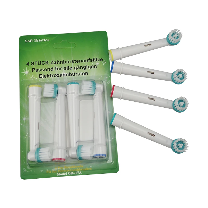 4pcs/pack EB-25A Sensitive Clean electric toothbrush brush heads  SB-417A  Oral care For Oral B Vitality Dual Clean 5
