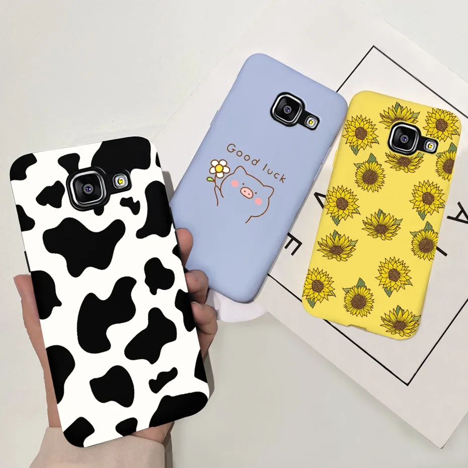 Floral Matte TPU Soft Phone Case - Enhanced Back Cover Design