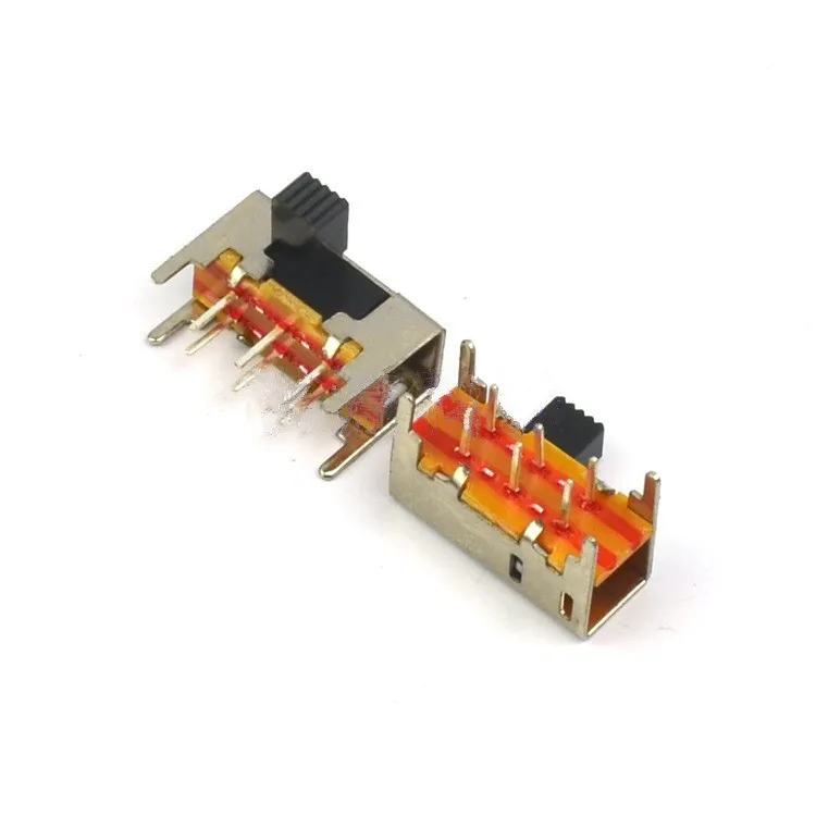 AC 50V 0.5A ВКЛ./вкл. 2 положения 2P2T DPDT Миниатюрный скользящий переключатель 6 Pin SK22H03 |