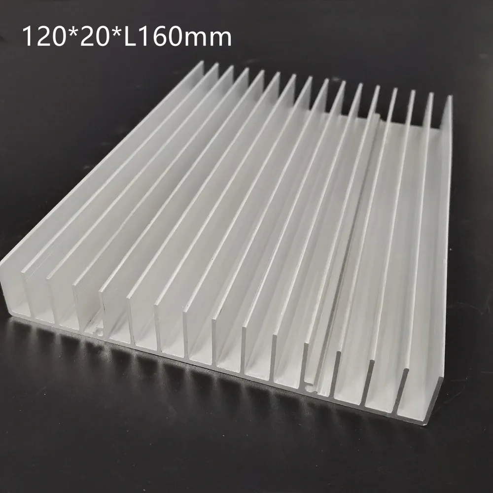 Heat Sink LED 120X20X L160mm Heat Sink Aluminum Cooling Fin For 20W 30W 40W 50W LED street light cooling