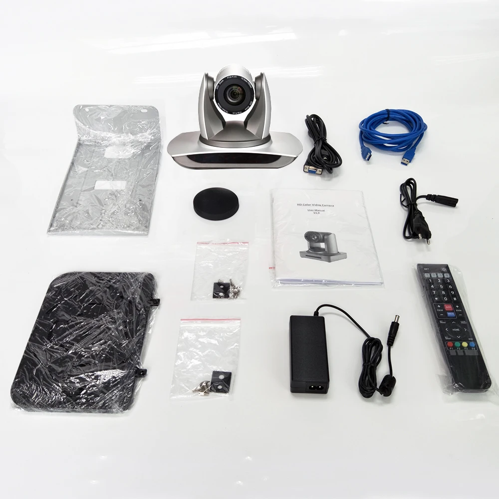 Цветной Full HD IP RTMP RTSP Onvif PTZ видеокамера конференц зала USB3.0 1920x1080P 60fps H.265 72 5 градусов
