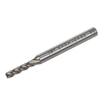 

Hot 4mm x 6mm Straight Shank 4 Flutes End Mills Milling Cutter