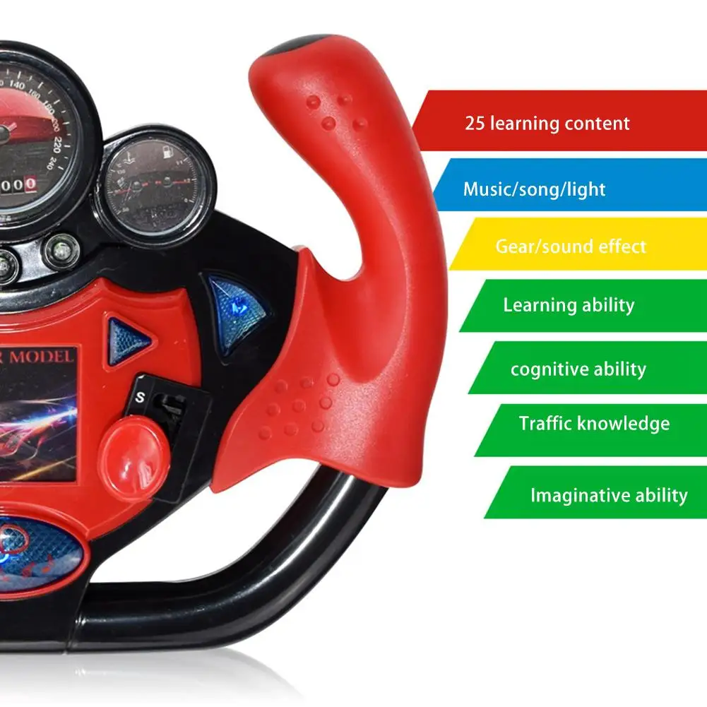 Моделирование рулевого колеса спортивный автомобиль руль обучающие игрушки для детей подарки на день рождения