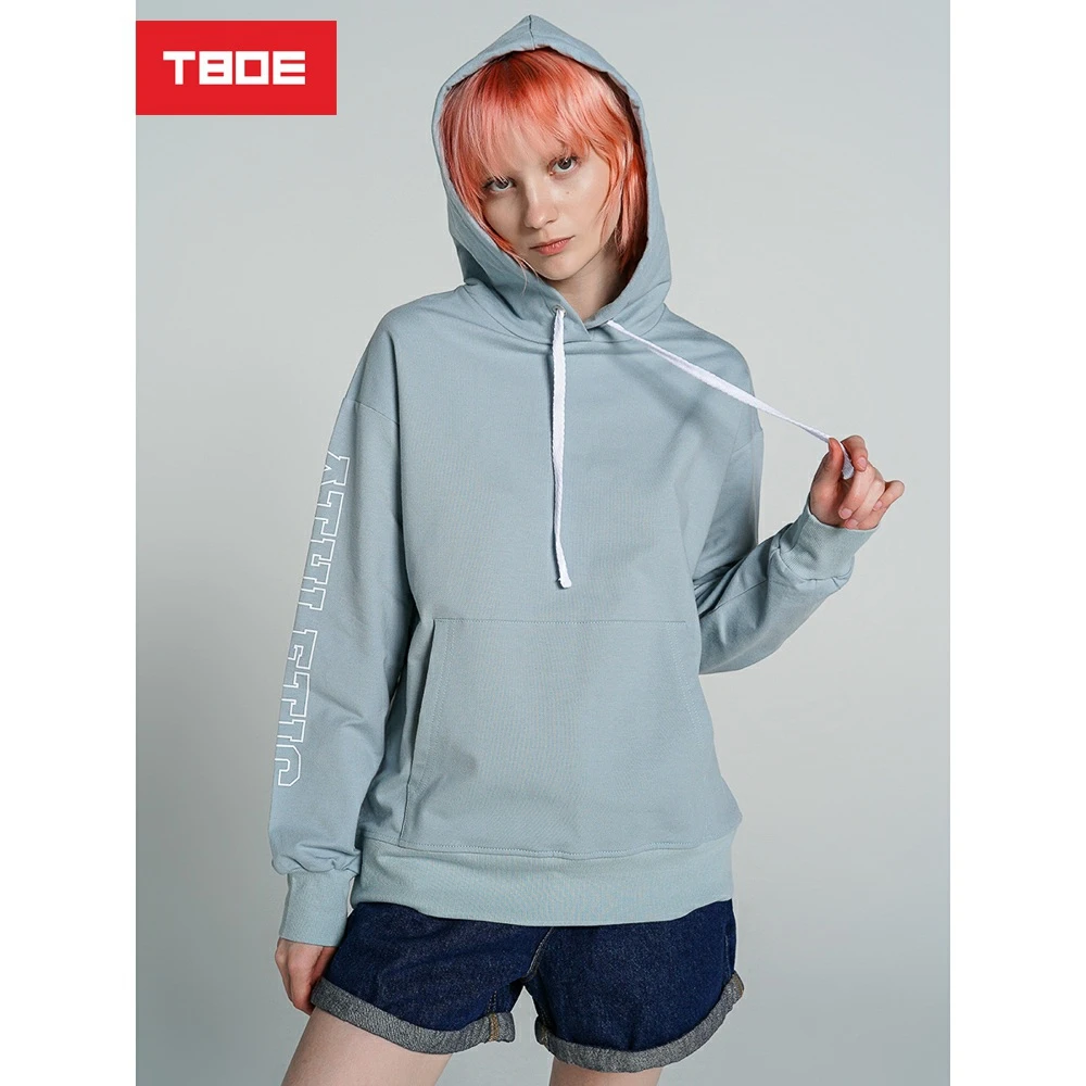 Sudadera para mujer 93% algodón 7% Lycra claro|Sudaderas con capucha y sudaderas| -