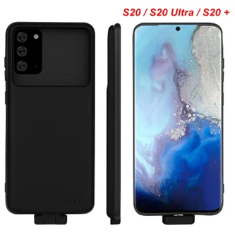 

7000mAh Power Pack Backup Charging Power Bank Battery Cover Case For Samsung Galaxy S20 Ultra S20 plus Battery Charger case
