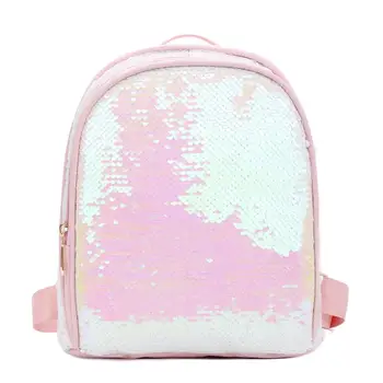 

Girls Bling Glitter Rucksack Shining Color Sequins Backpack Women Floral Pu Leather Backpacks Ladies Small Travel Bag Mochila