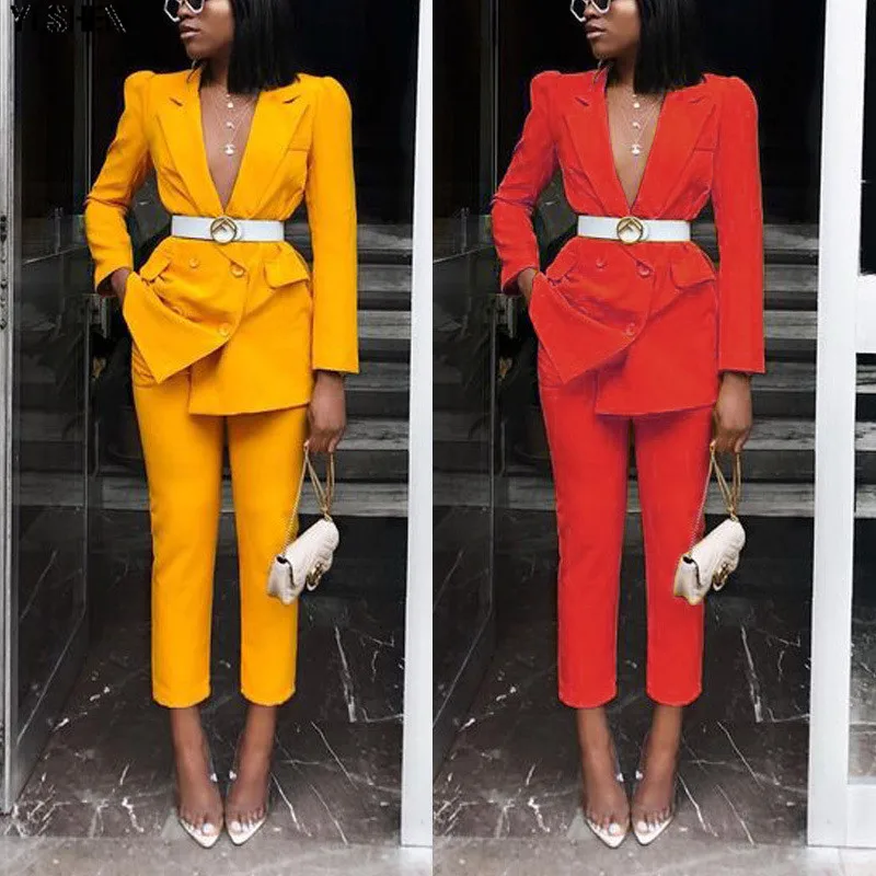 2 Piece Set African Clothes Africa Dashiki New Fashion Top + Pants Suits Super Elastic Party Plus Size Ropa Mujer 2019 For Lady 18