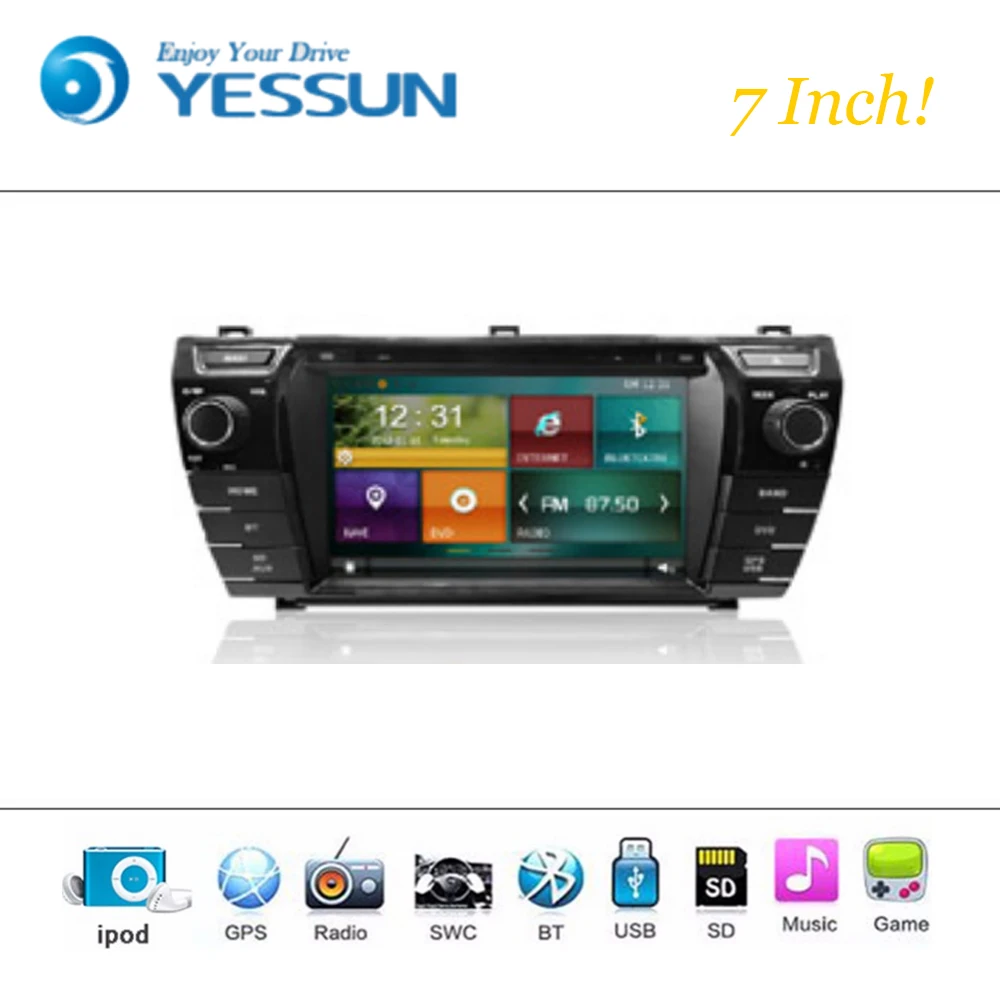 Автомобильный dvd плеер система Android Wince для Toyota Corolla 2014 2015 2016 автомагнитола стерео