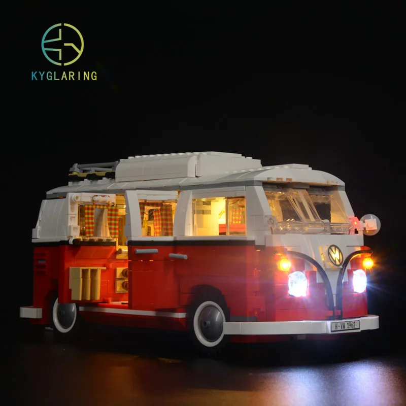 Светильник для автофургона lego Create Series Volkswagen T1 совместим с 10220 и 21001|Светодиодные