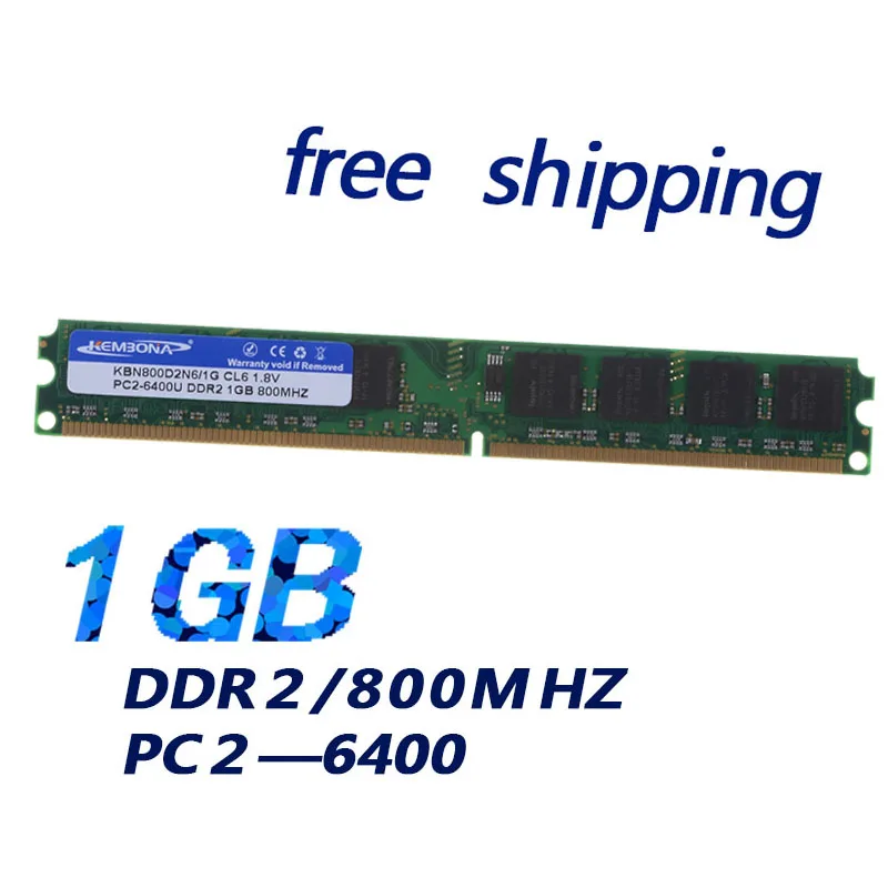 

KEMBONA Brand New Sealed Sodimm DDR2 667/800Mhz 1GB for Desktop RAM Memory / Lifetime warranty / Free Shipping!!!