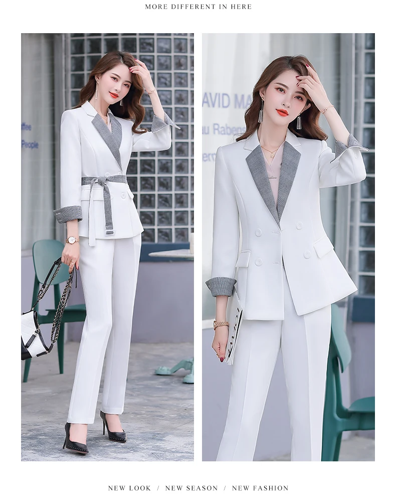 Office Work Pant Suits Women Suit 