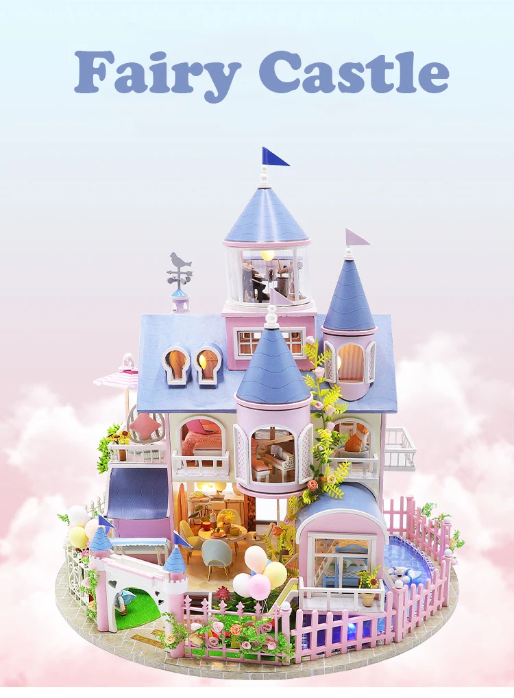 Fairy Castle DIY Miniature House Kit