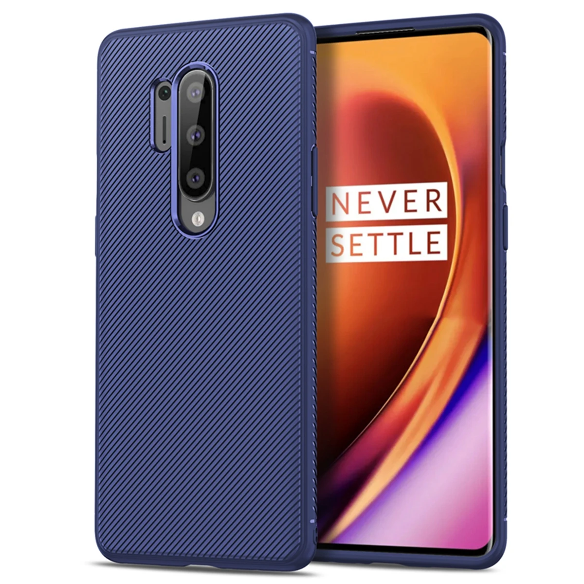 Для Oneplus 7 T чехол матовый мягкий тонкий из ТПУ текстурированный резиновый