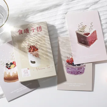 

AngelHere Store 30 Pcs/set Vintage Simple Memory Postcard Girls Greeting Card Japanese Postcard for School Office Supplies Gift