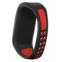 Two-color Silicone Breathable Watchband Wrist Strap Sports Bracelet Replacement for smart watch