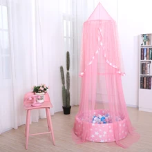 Элегантный принцесса Круглый Кружева насекомых навес балдахин занавес купол москитная сетка ребенок девочка постельное белье Декор летний продукт