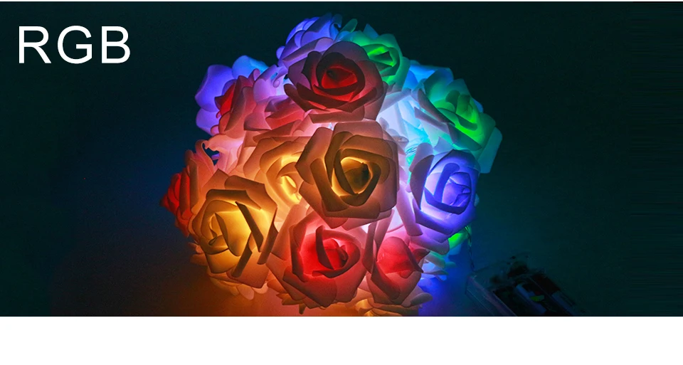 1-4 м имитация цветка розы гирлянда светодиодный свет гирлянда праздничные декоративные светодиодные фонари для украшения рождественской свадебной вечеринки