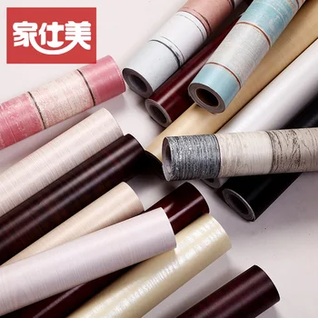 

Waterproof and moisture-proof thick wood grain wall stickers bedroom wardrobe table top