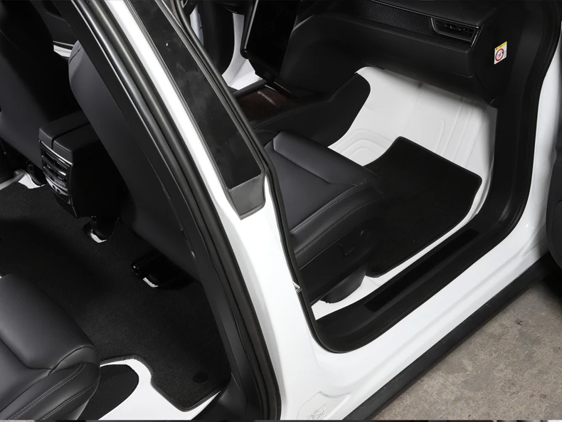 LUCKEASY для Tesla модель X(5-6 сиденья)- автомобиль из микрофибры КОВРИКИ для накладный ресниц, 3 шт./компл