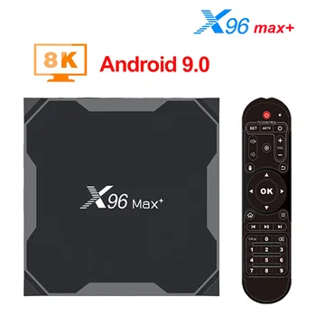 

X96 MAX Plus Android 9.0 TV BOX Amlogic S905X3 4GB 64GB 4K Set Top Box X96 Max 2.4/5G Wifi 8K Media Player Youtube 32GB tv box
