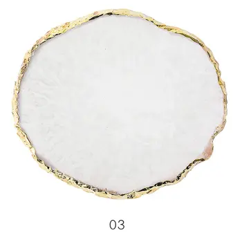 

Nail Color Tools Nail Round Palette Resin Agate Piece Nail Art Color Toning A Tablet Display Tool
