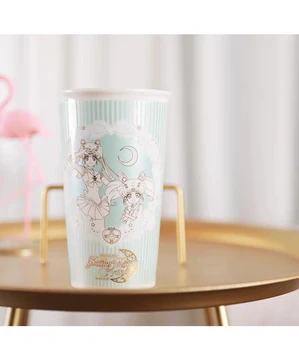 

Ceramics Sailor Moon Macaron Mug Cup Gorgeous Anime Sailor Moon Cup Coffee Cup Cartoon Water Bottles Cosplay costume Gift
