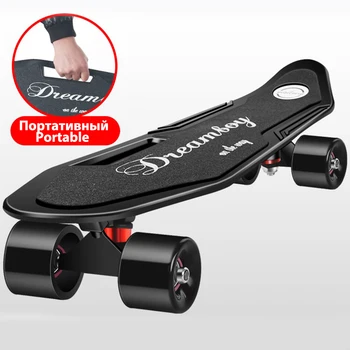

New 22Inch Plastic Mini Cruiser Skateboard Long Board Banana Retro Skate Longboard Graphic Printed Children's scooter