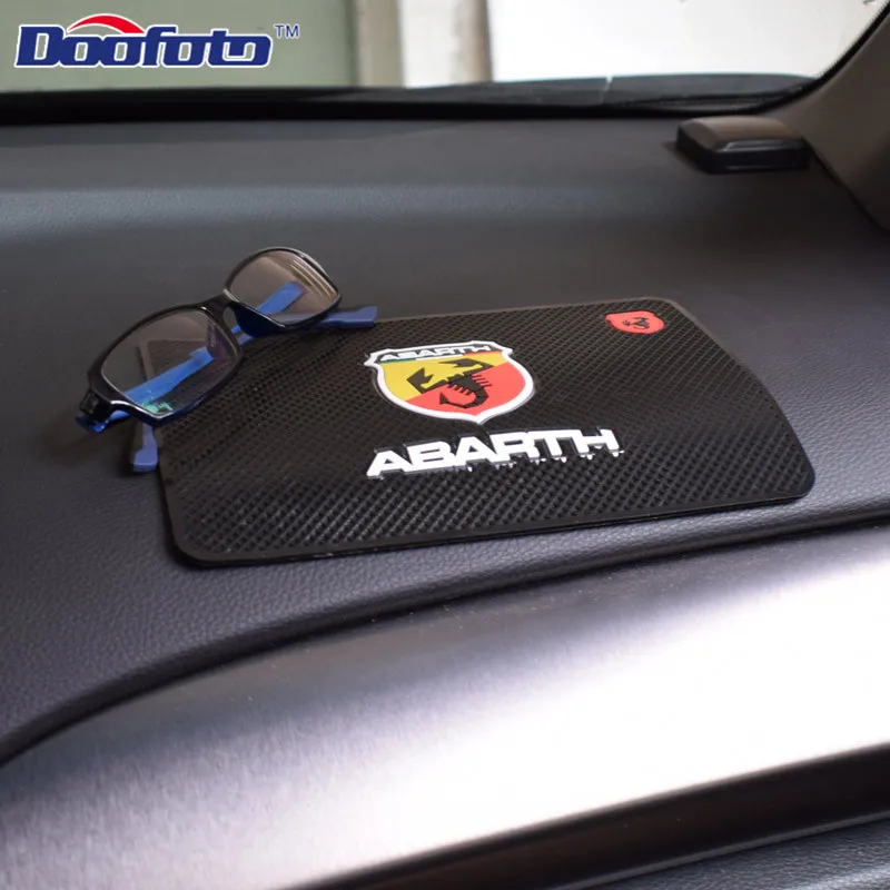 Doofoto Противоскользящий коврик автомобильный гаджет для Daewoo Matiz Nexia Abarth стикер 500 автомобильные аксессуары Стайлинг нескользящий телефон для передней панели коврик