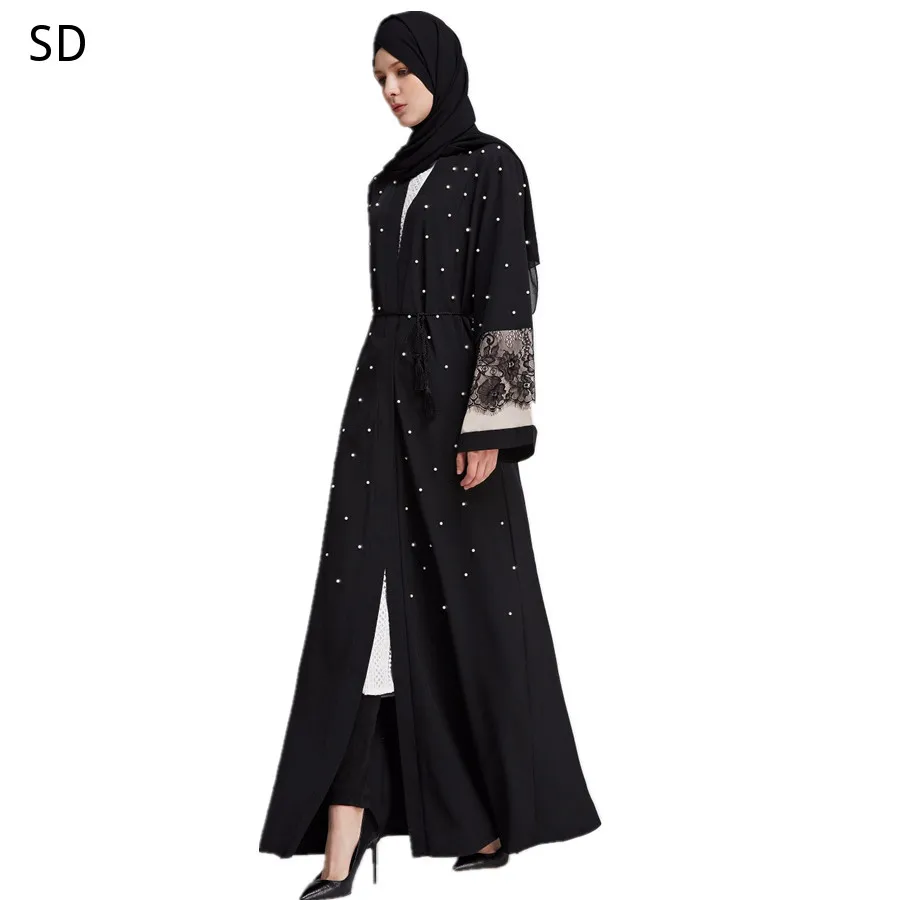 

Plus Size Muslim Dresses Long Robe AbayaTurkish Dubai Abaya Muslim Robe Arab Kebaya