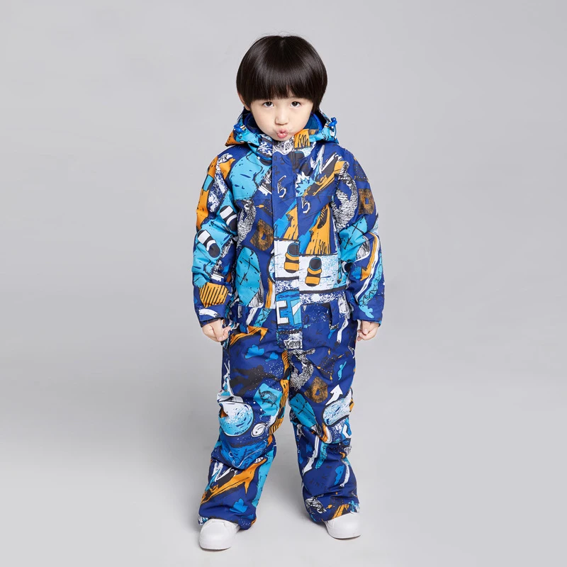 as picture Dollplus/детский зимний комбинезон; Зимний Лыжный комбинезон для маленьких мальчиков и девочек 10-12 лет; Водонепроницаемая Куртка для сноуборда и катания на лыжах; спортивная одежда; Верхняя одежда для детей - Цвет: as picture