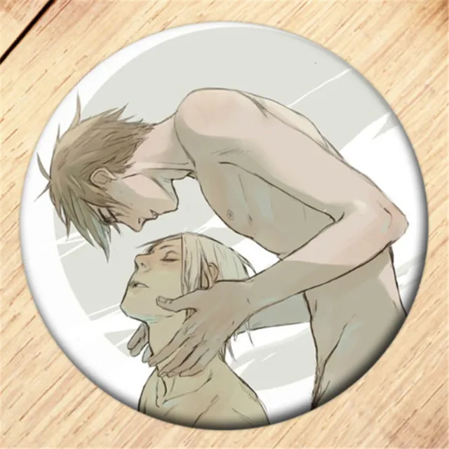 Free Shipping Anime YURI!!! on ICE Brooch Pin Cosplay Badge Accessories For Clothes Backpack Decoration Children's gift B010 12