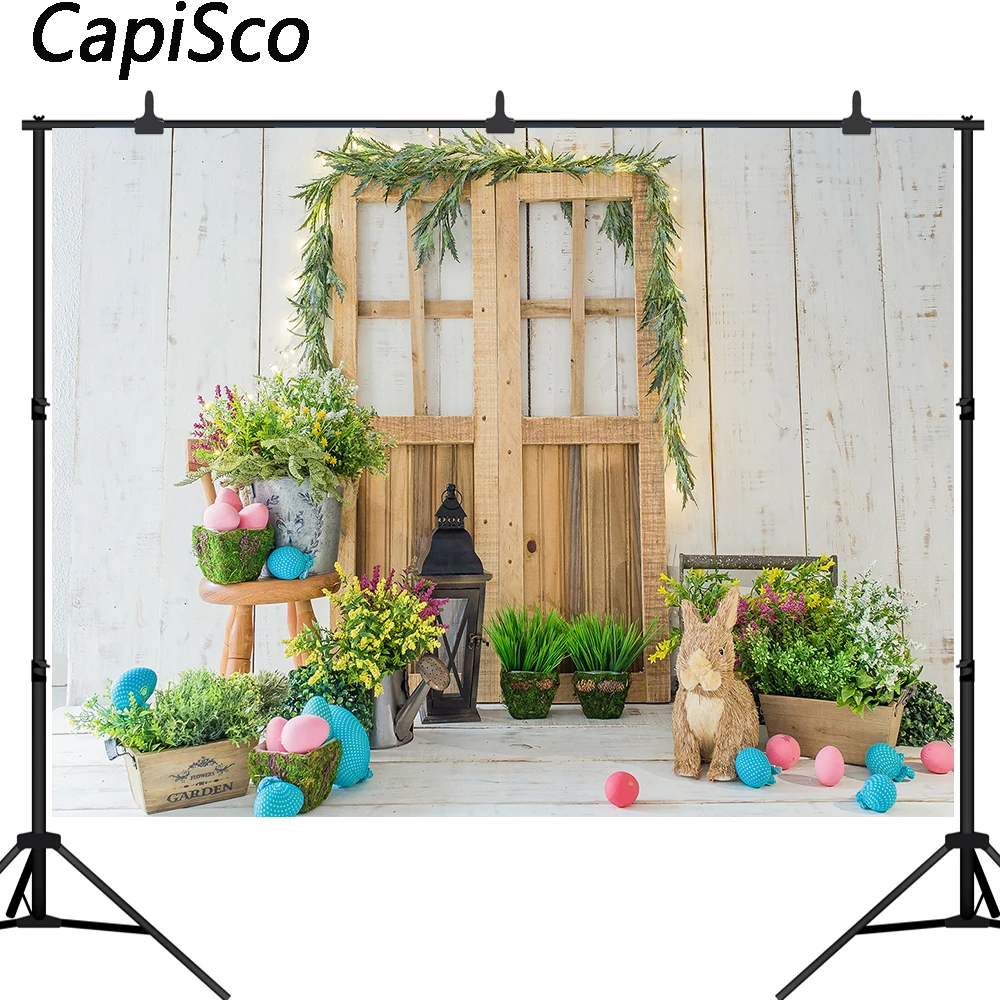 DORCEV 8x6ft Happy Easter Backdrop Easter Egg Hunt Party Photography Backdrop Cartoon Bunny Colorful Eggs Spring Forest Easter Egg Dyeing Party Cake Table Banner Child Adult Photo Studio Props DORCEV 8x6ft Happy Easter Backdrop Easter Egg Hunt Party Photography Backdrop Cartoon Bunny Colorful Eggs Spring Forest Easter Egg Dyeing Party Cake Table Banner Child Adult Photo Studio Props