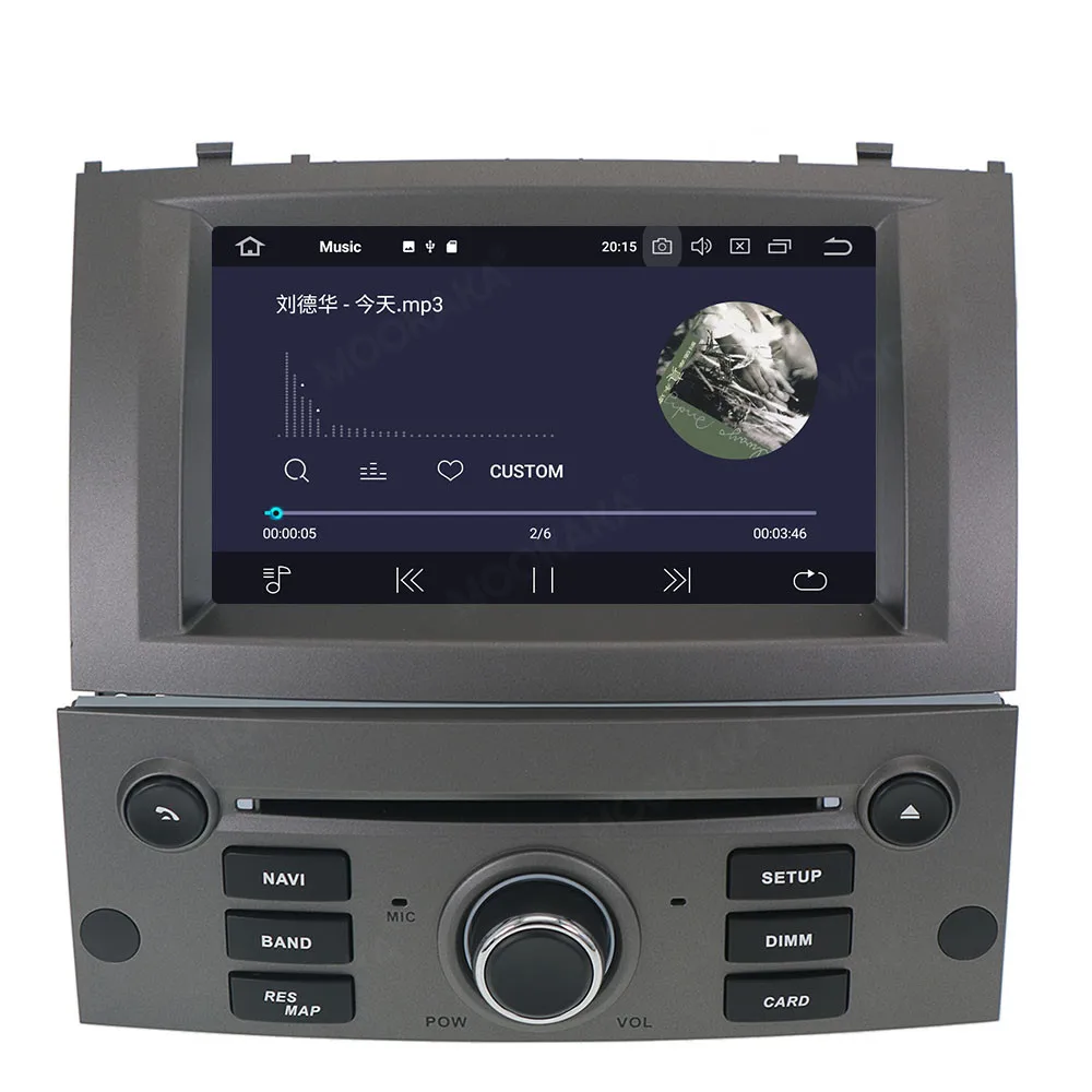 Автомагнитола 1 Din для Peugeot 407 2004 2010 мультимедийный проигрыватель на Android 10