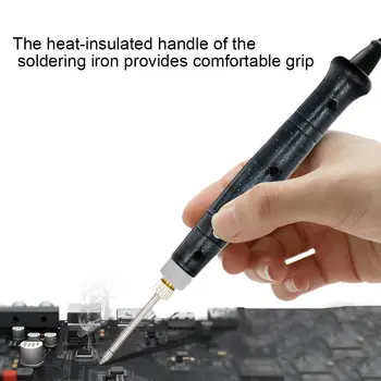 

Portable USB Soldering Iron Pen 5V 8W Mini Tip Button Electric Powered Soldering Station Welding Equipment Tools